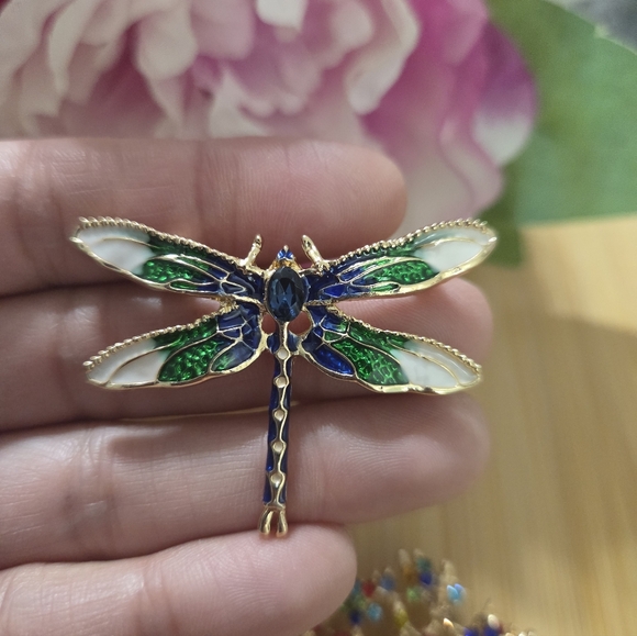 Colorful Enamel Brooch Set of 5 - Picture 3 of 7